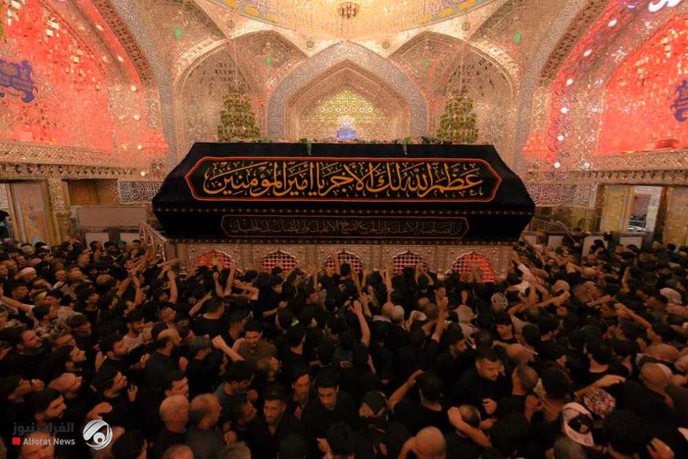 بالحزن والعزاء.. احياء ذكرى استشهاد الإمام الحسن العسكري {ع}