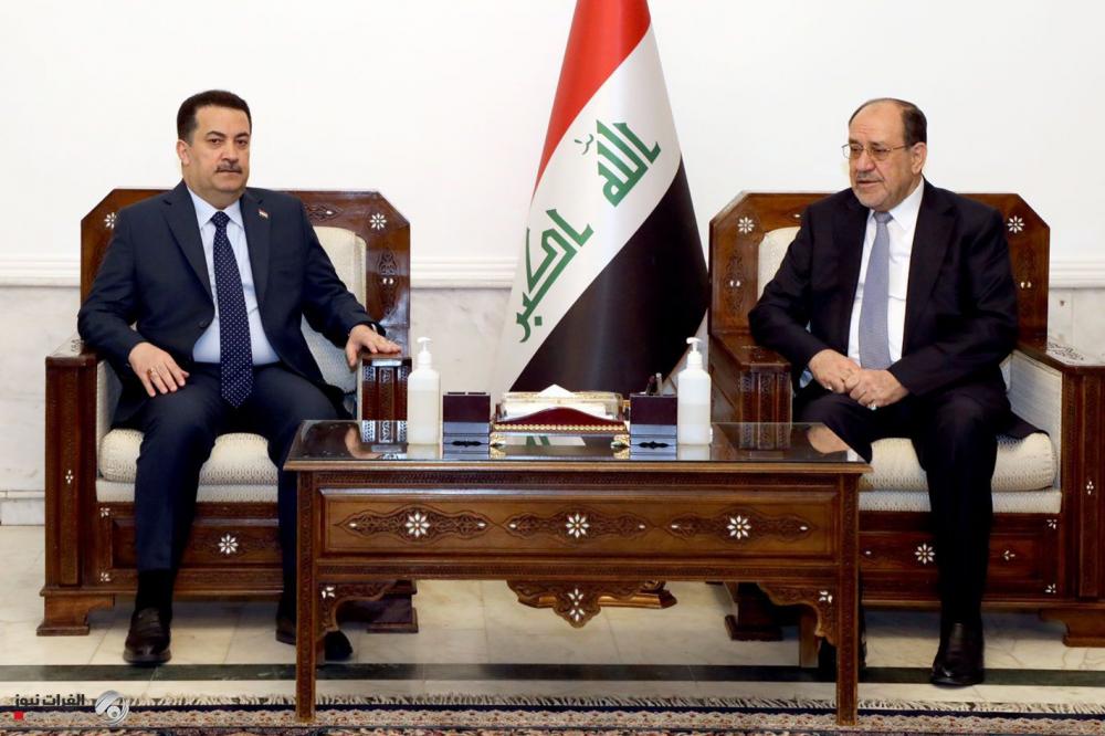 Al-Sudani and Al-Maliki stress the need for the House of Representatives to speed up the approval of the general budget
