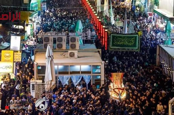 The reverse procession of visitors begins on the anniversary of the death of the Holy Prophet, may God bless him and grant him peace.