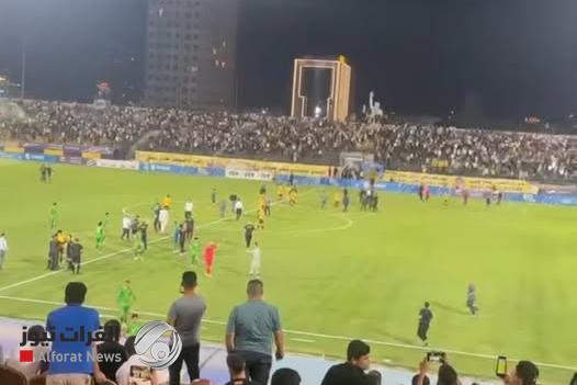 عقوبة لأربيل.. حرمان جماهيره مباراتين وغرامة 10 ملايين بسبب الشغب