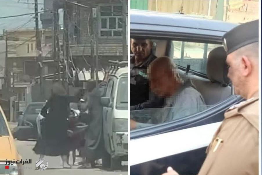 شرطة الكرخ تعتقل فتاة عنفت والدها بمقطع فيديو