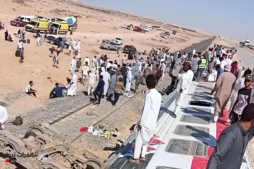 خروج 7 عربات عن القضبان في قطار مطروح–القاهرة وإصابة 85 شخصاً