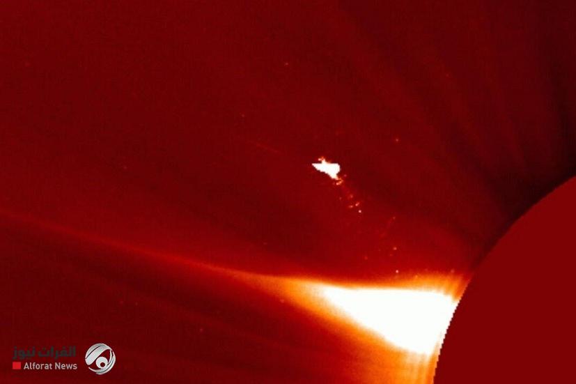 جسم غامض يشبه الطائر يظهر مجددا فوق الشمس