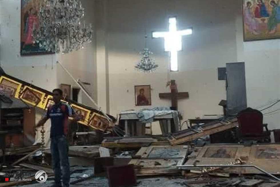 الصحة السورية: 13 قتيلاً و53 جريحاً في تفجير كنيسة مار الياس بدمشق