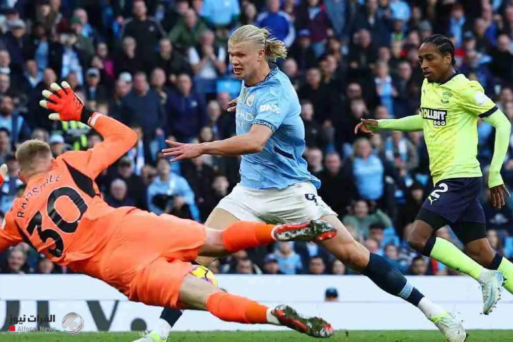 مانشستر سيتي يعبر عقبة ساوثهامبتون ويتصدر الدوري الإنجليزي