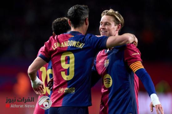 برشلونة يستعيد صدارة الدوري الاسباني بفوزه على ليفانتي