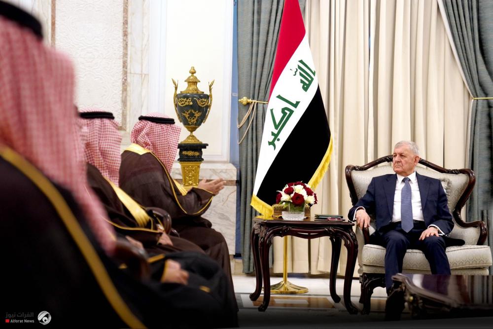 The President of the Republic to a Saudi delegation: Iraq is keen to join the World Trade Organization