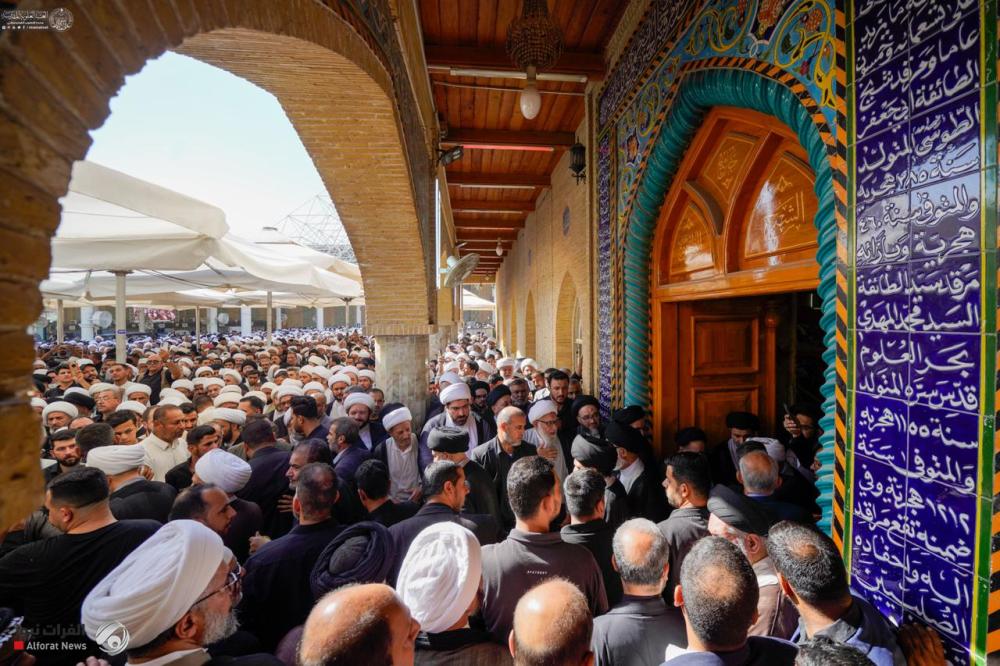 شاهد.. البث المباشر لمجلس عزاء عقيلة الإمام السيستاني في النجف الأشرف
