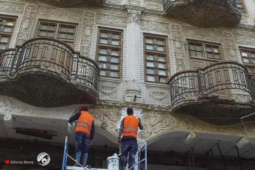 اعلان نسبة تأهيل شارع الرشيد وهدم 3 بنايات فيه