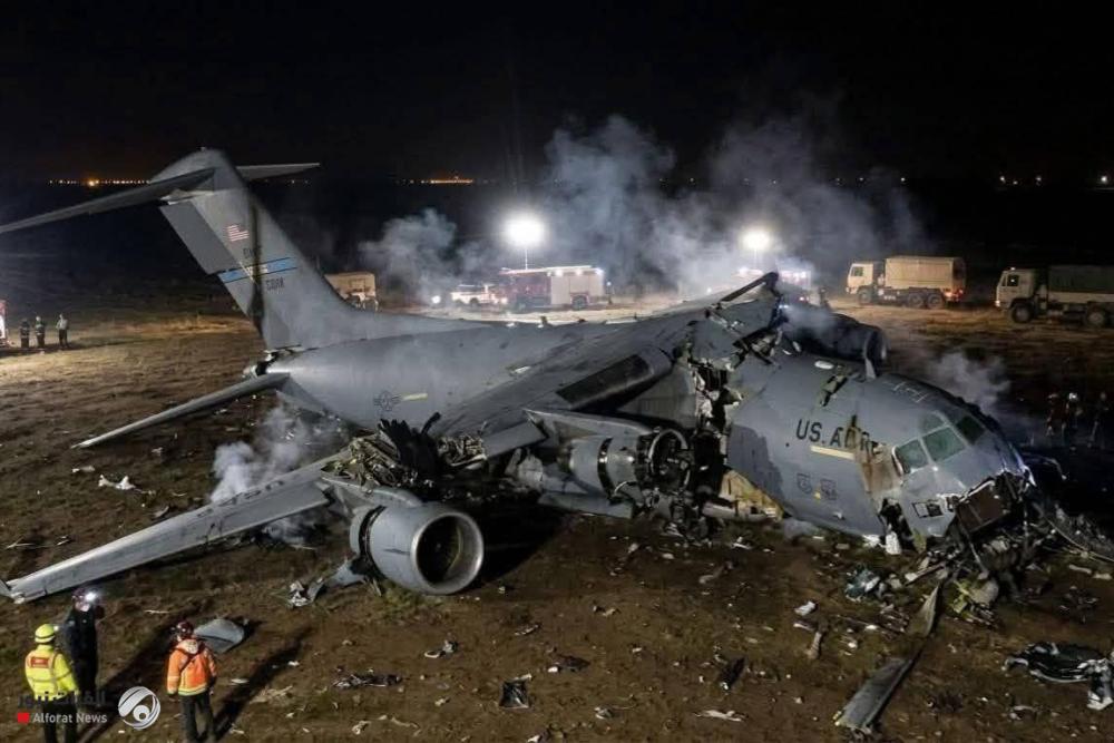 الجيش الأمريكي: مصرع 4 من أفراد طاقم طائرة سقطت غرب العراق