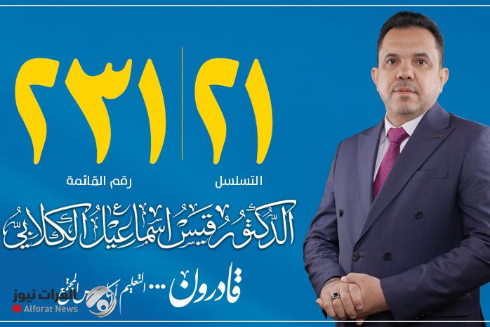 مرشح قوى الدولة قيس الكلابي: التربية يجب أن تكون وزارة سيادية بتخصيصات تفوق كل الوزارات