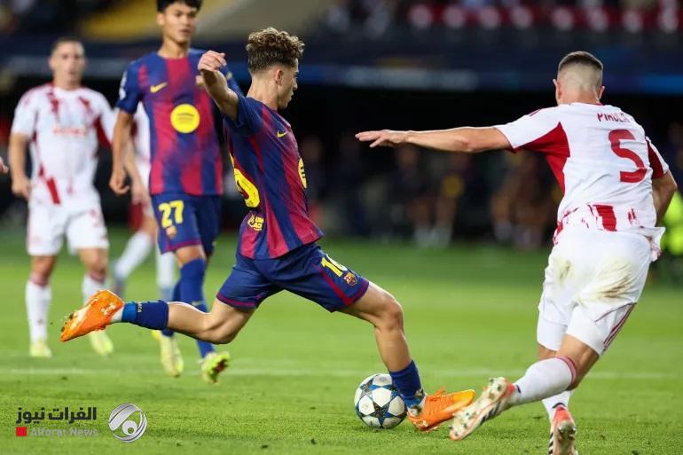 برشلونة يسحق أولمبياكوس في الجولة الـ3 من أبطال أوروبا