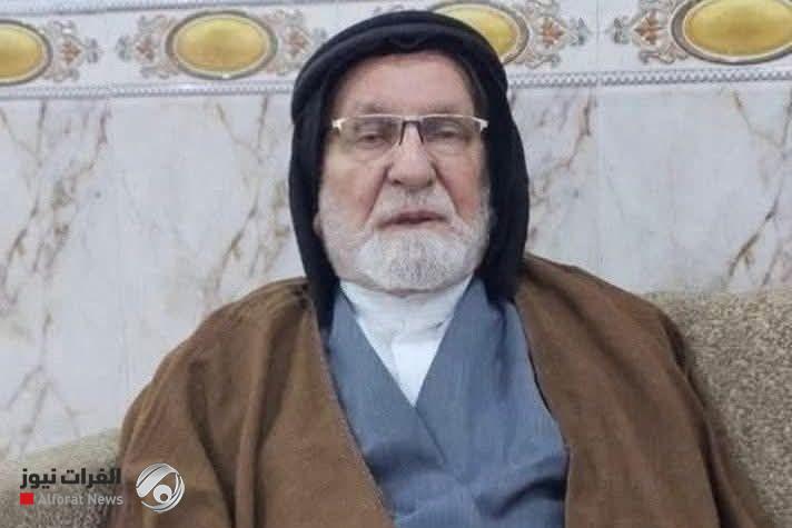السيد الحكيم يعزي بوفاة أحد أعمدة الوجاهة في البصرة السيد {عاشور البطاط}