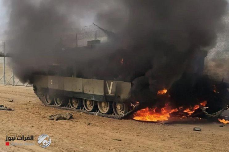 حزب الله: تدمير 4 دبابات صهيونية بعبوات ناسفة جنوب لبنان