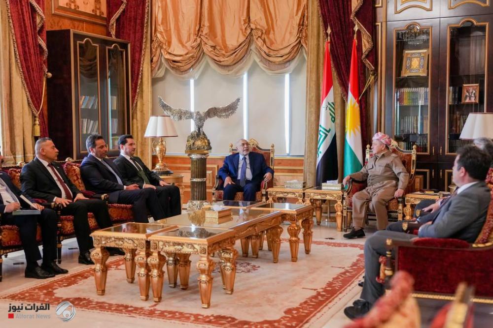 المشهداني يلتقي البارزاني في أربيل لبحث ملف رواتب موظفي الإقليم