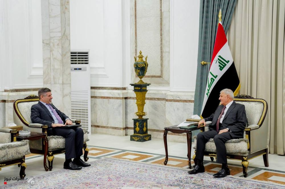 رئيس الجمهورية يؤكد حرص العراق على تعزيز الشراكة مع الولايات المتحدة