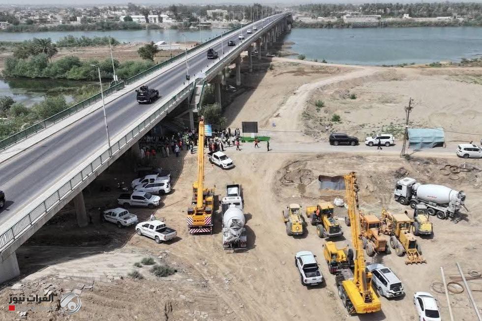 بالصور.. الإعمار تباشر بجسر النعمانية لربط الفرات الأوسط بالجنوب