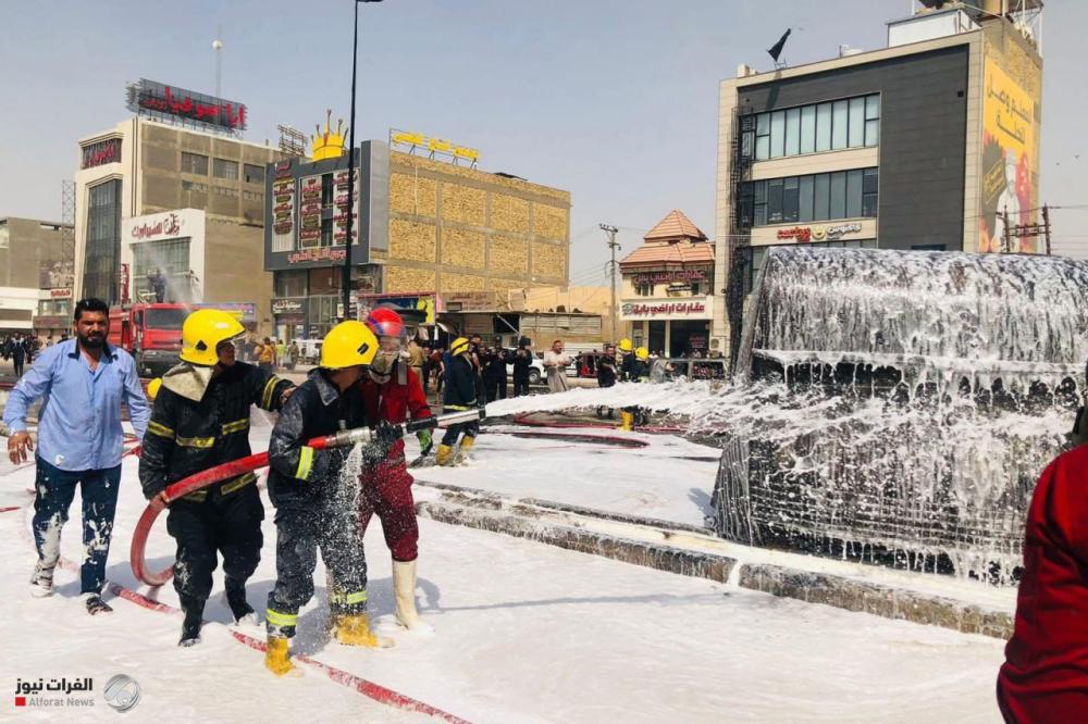 شرطة بابل تُخمد حريق صهريج دون خسائر بشرية