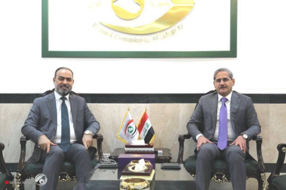 أبورغيف يبحث مع رئيس هيأة النزاهة تعزيز الدور الرقابي وآليات التكامل المؤسسي