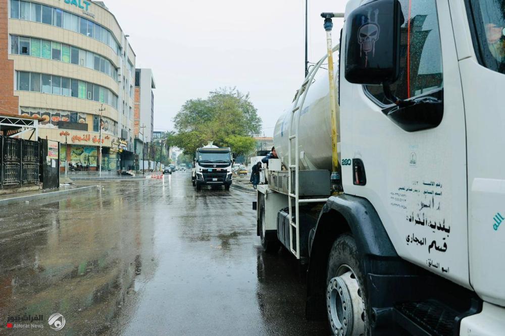 أمانة بغداد: خطط طوارئ وتصريف سريع لمواجهة فيضانات الأمطار
