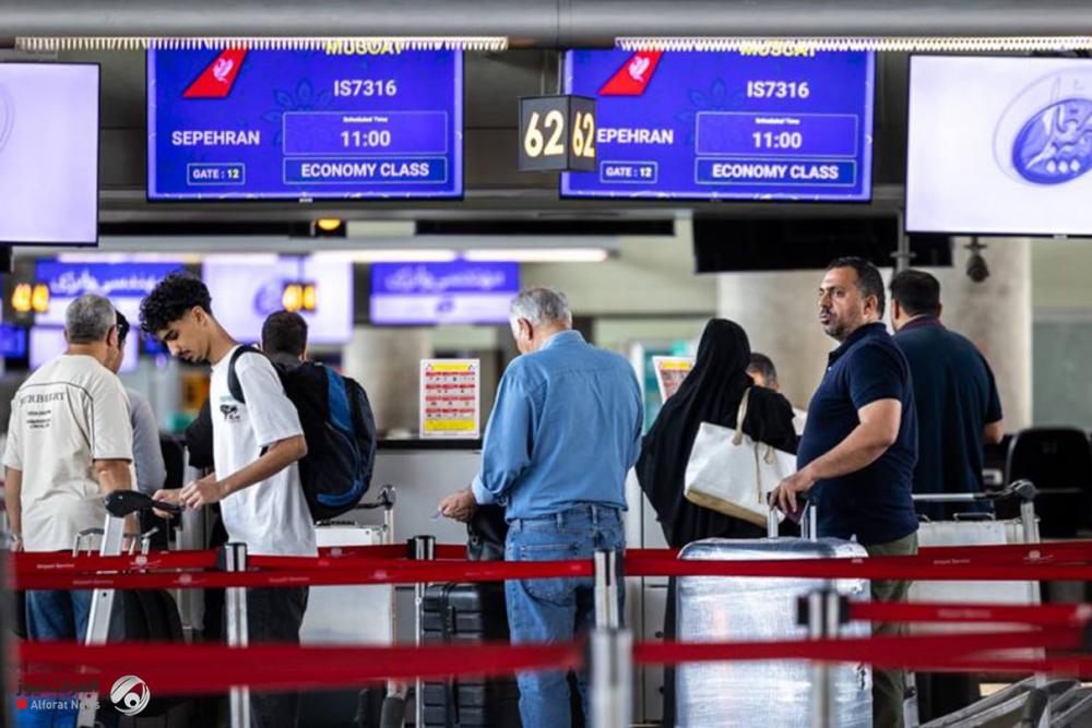استئناف الرحلات الخارجية في مطار الإمام الخميني بطهران