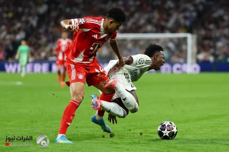 بايرن ميونيخ يضرب ريال مدريد ويضع قدماً في نصف نهائي دوري الأبطال