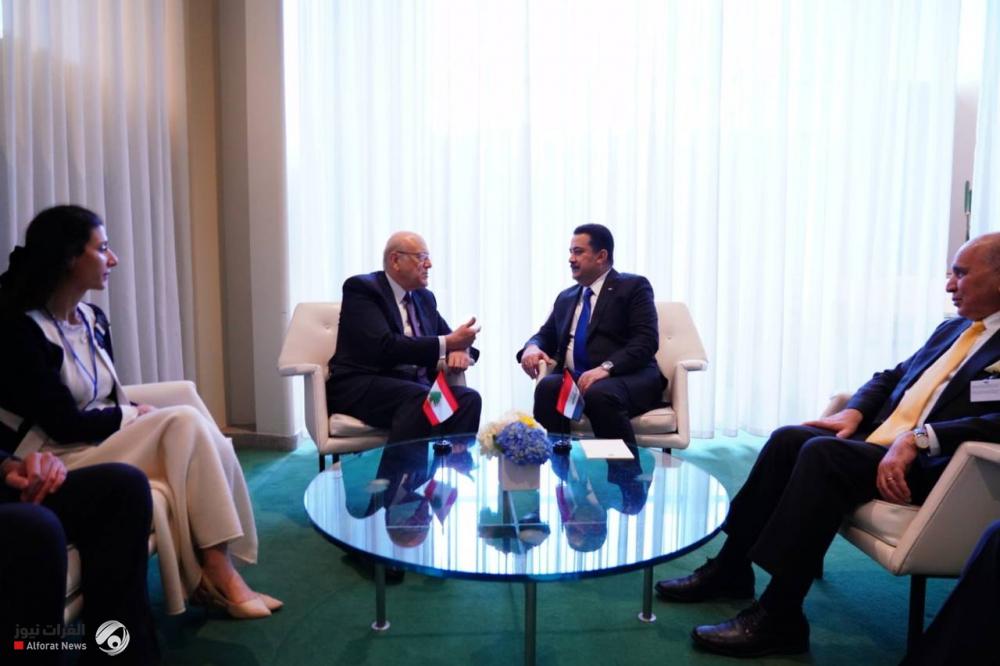 Al-Sudani assures Mikati of Iraq’s support for Lebanon’s stability and overcoming its economic crises