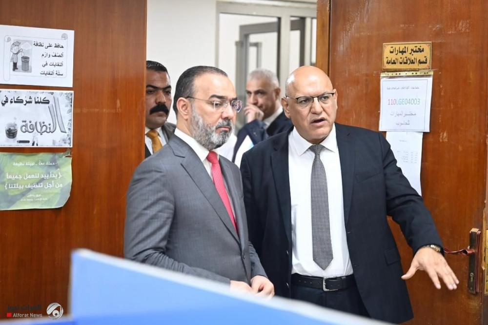 أبورغيف لعميد كلية الإعلام: أهمية التبادل الأكاديمي والتدريب الطلابي