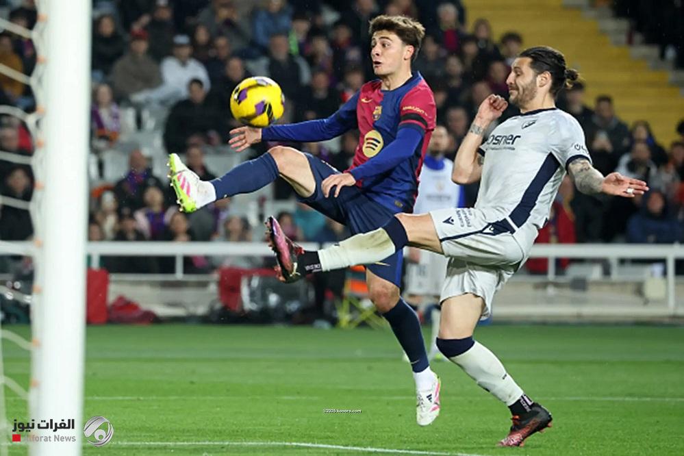 برشلونة يتكبد مليون يورو رغم الانتصار على أوساسونا