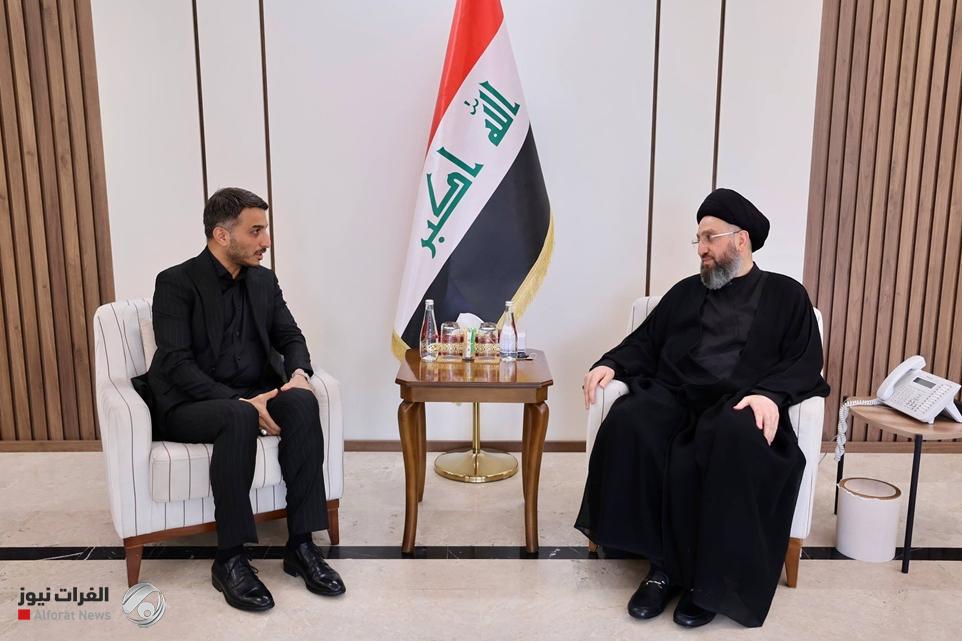 السيد الحكيم يدعو للاستفادة من إلامكانات العلمية للنجف وتنسيق المواقف البحثية