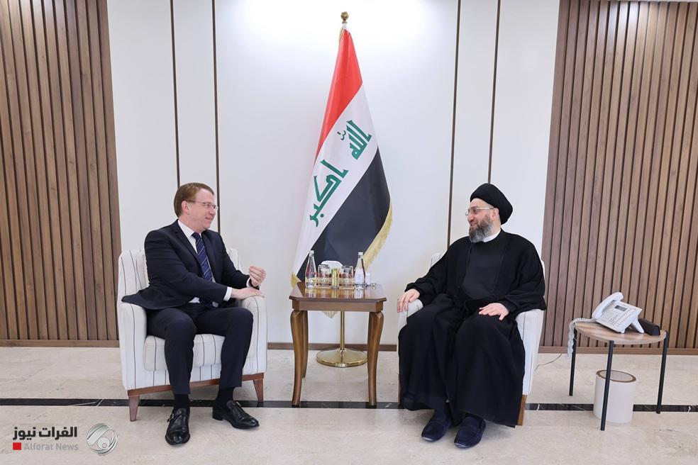 السيد الحكيم للسفير الفرنسي: أهمية الحفاظ على سيادة العراق والدفاع عن مصالحه الوطنية