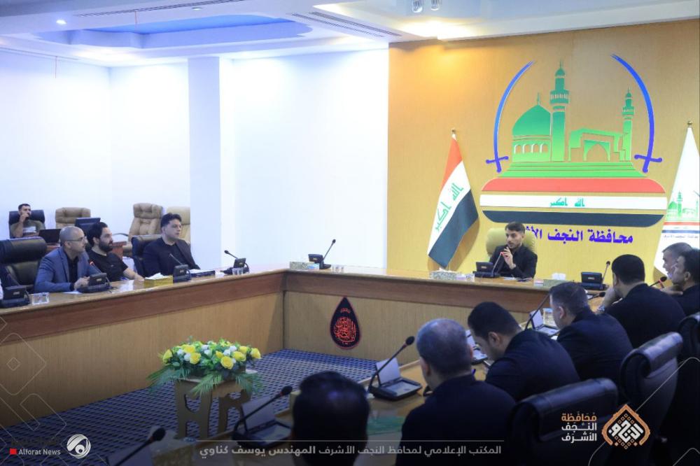 محافظ النجف يشدد على أهمية المتابعة الميدانية المباشرة للمشاريع