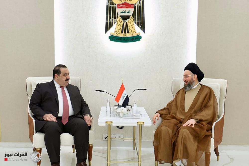 السيد الحكيم والسامرائي يؤكدان التمسك بالوحدة الوطنية وضبط التنافس الانتخابي
