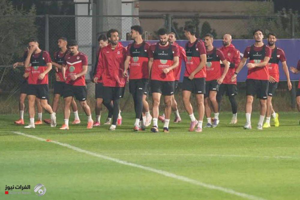 بالصور.. منتخبنا الوطني يجري أولى تدريباته في البصرة استعداداً لملاقاة الإمارات