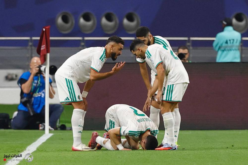 المنتخب الجزائري يتغلب على البحرين في الجولة الثانية من كأس العرب
