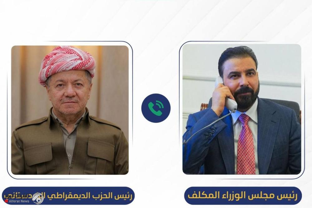رئيس الوزراء المكلف ومسعود بارزاني يؤكدان تسريع تشكيل الحكومة وتعزيز التواصل الوطني