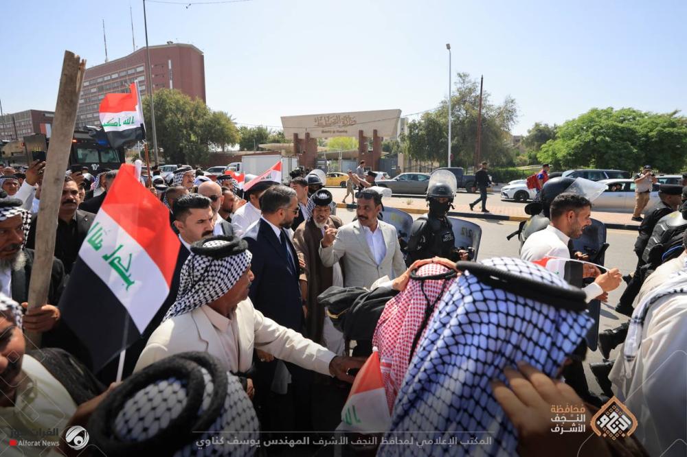 محافظ النجف: إنصاف الفلاحين أولوية وطنية ومحاسبة المسيئين لا تهاون فيه