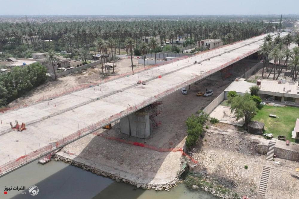 دائرة الطرق والجسور: إنجاز الأعمال الكونكريتية لـ "جسر غزة" في بغداد