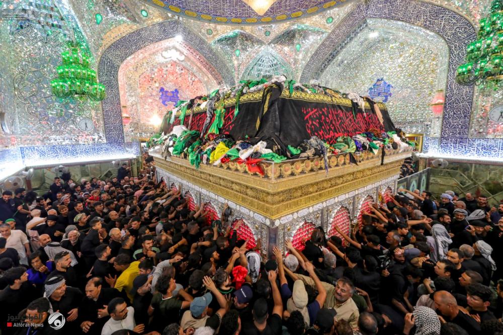 In pictures.. Commemorating the death anniversary of the Prophet {PBUH} in Najaf Al-Ashraf