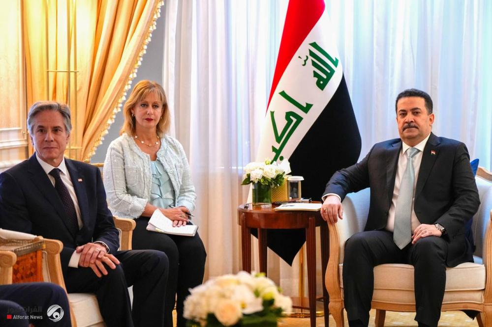 Al-Sudani to Blinken: The region is going through a difficult time and it is necessary to intervene to stop the aggression on Gaza and Lebanon