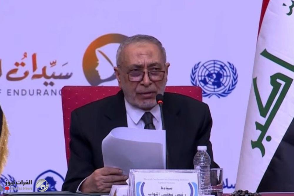 رئيس البرلمان: تعزيز قوانين مناهضة العنف واجبنا وزج المرأة بميادين دون بيئة آمنة يُعد عنفاً