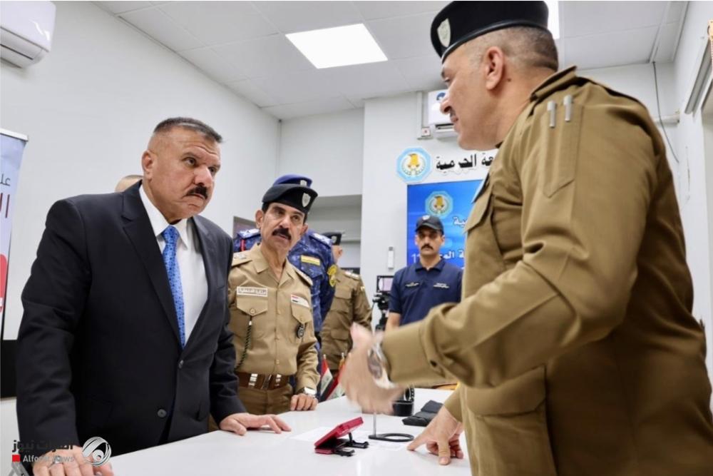 وزير الداخلية يفتتح عدداً من الأبنية في مديرية الأدلة الجنائية
