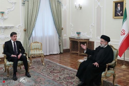 الرئيس الإيراني يستقبل نيجيرفان بارزاني