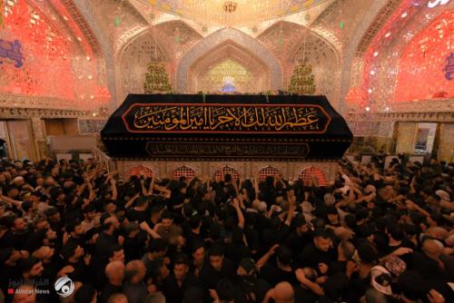 بالحزن والعزاء.. احياء ذكرى استشهاد الإمام الحسن العسكري {ع}