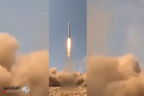 بالفيديو.. لحظة اطلاق الصواريخ الإيرانية على الكيان الصهيوني