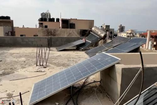 غارة صهيوينة تستهدف ألواح الطاقة البديلة بمستشفى الدرة للأطفال في غزة