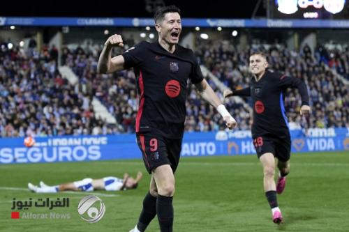 برشلونة يعزز صدارته مؤقتا بالفوز على ليغانيس في الدوري الإسباني