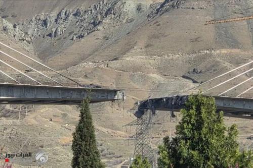 التلفزيون الايراني: استهداف جسر بي 1 في كرج للمرة الثانية خلال ساعات