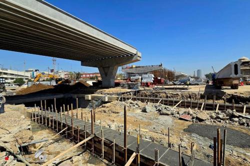 موعد إفتتاح جزء من مجسر ساحة النسور و4 مجسرات جديدة