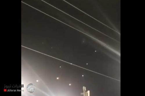 شاهد.. لحظة سقوط الصواريخ الايرانية على حيفا المحتلة